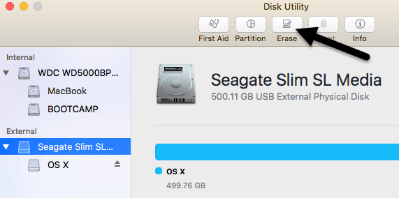 What software do i need for mac to store on external hard drive mac