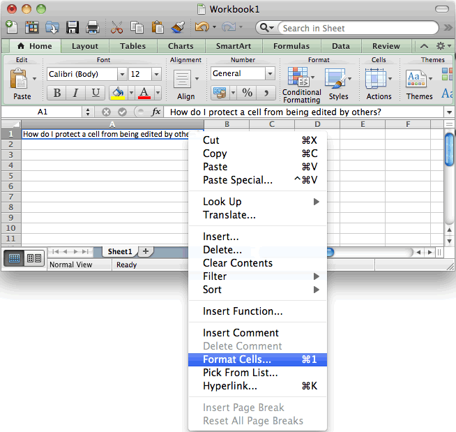Excel Spreadsheet Locked For Editing Mac
